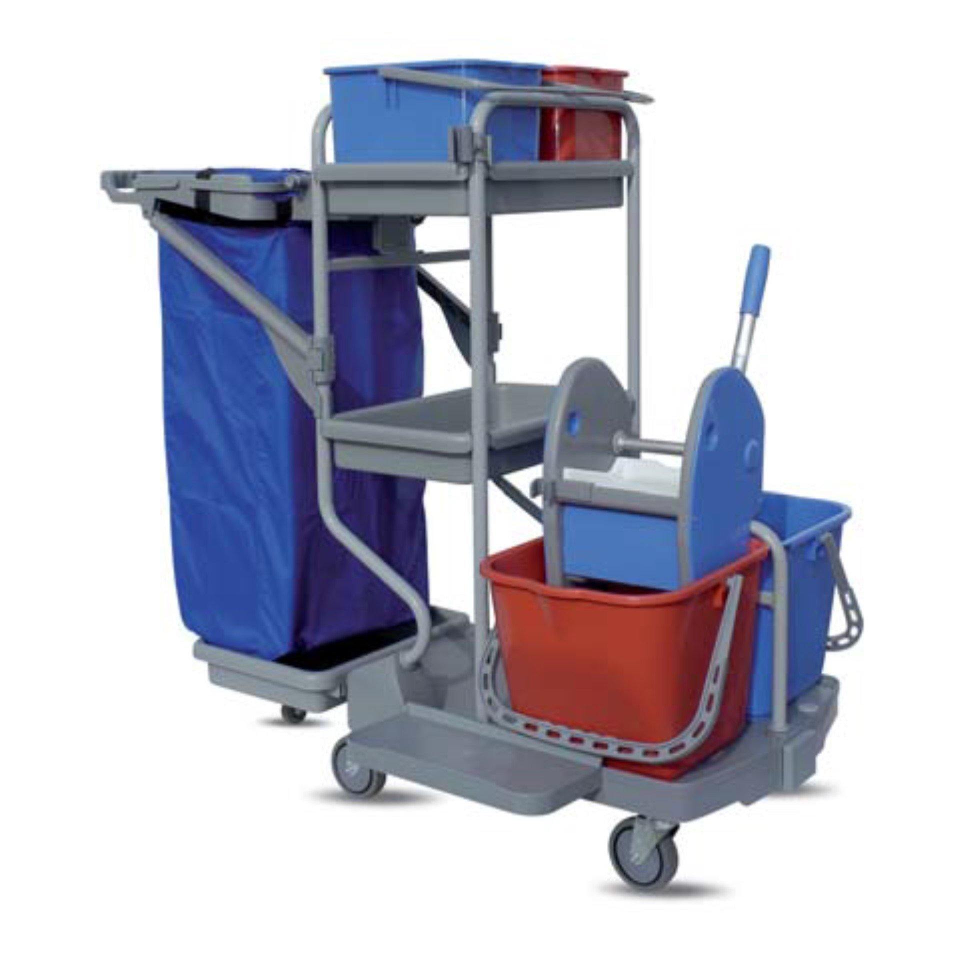 Compact Evolution Cleaning/Service Trolley - IPC RS - Made in Italy-RSACEG + RSANTA140-Daitona General Trading LLC